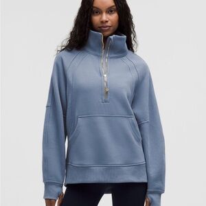 Lululemon Athletica Oversized Scuba washed denim/gold M/L